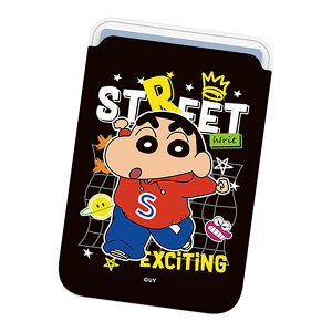 Crayon Shin-chan Hipster MagSafe Slide Card Case N 񂿂 qbvX^[ }OZ[t XCh J[hP[X MagSafeΉ iPhone Air 17 Pro Max 16e 16 Plus 15 14 13 mini 12 vX v }bNX ~j Ah