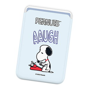 Vintage Snoopy Daily Magnetic Slide Card Case (MagSafe�݊�) ���B���e�[�W �X�k�[�s�[ �n�� �}�O�l�`�b�N �X���C�h �J�[�h�P�[�X �J�[�h�z���_�[ iPhone 17e Air 17 Pro Max 16e 16 Plus 15 14 13 mini 12 �v���X �v�� �}�b