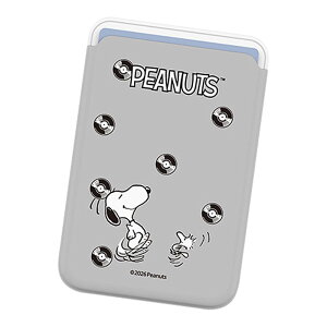 Vintage Snoopy Record Magnetic Slide Card Case (MagSafe�݊�) ���B���e�[�W �X�k�[�s�[ ���R�[�h �}�O�l�`�b�N �X���C�h �J�[�h�P�[�X �J�[�h�z���_�[ iPhone 17e Air 17 Pro Max 16e 16 Plus 15 14 13 mini 12 �v���X �v�� 