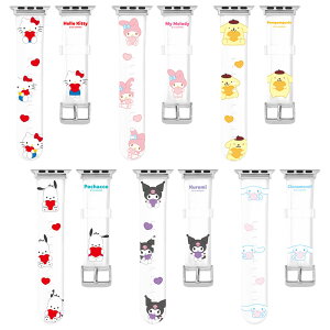 [Sanrio Characters Heart Watch Strap TI LN^[Y n[g EHb` Xgbv] AbvEHb`oh Apple Watch Series 8 7 SE 6 5 4 3 2 1 AbvEHb` oh xg rvohyz