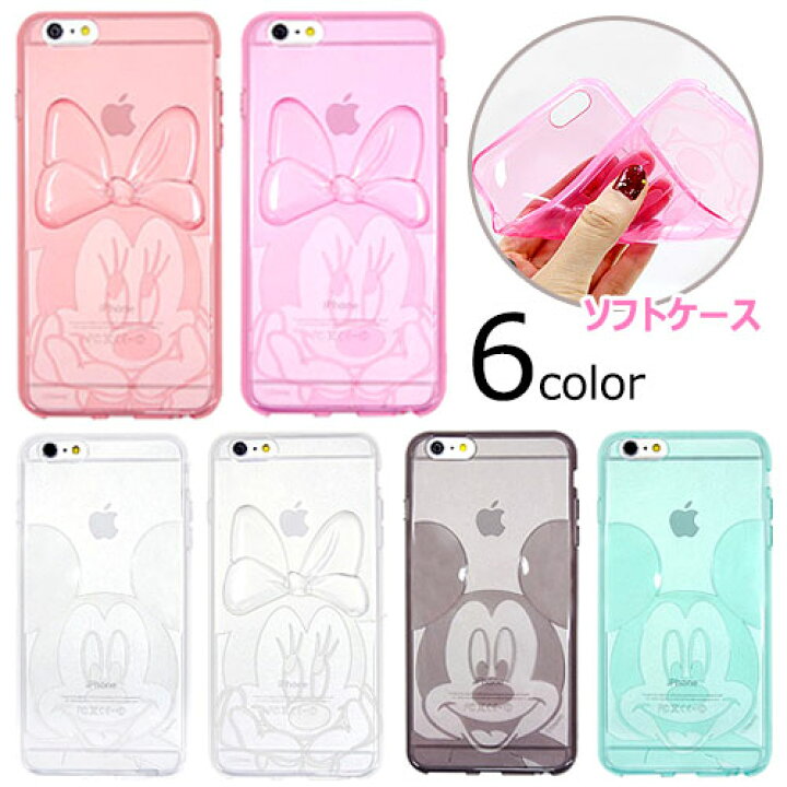 楽天市場 ディズニー Disney Clear Jelly バンパー ケース スマホケース Iphone6 Iphone6s Iphone6s Plus ケース カバー Iphone6 Plus ケース Iphone6ケース カバー Iphone6splus Iphone6 Plus ケース アイフォン6 プラス アイフォン6プラス オリビット楽天市場店