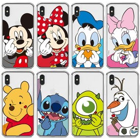 Disney Finger Heart Clear ディズニー フィンガー ハート クリアケース スマホケース iPhone SE第3世代 SE3 13 Pro Max mini 12 SE第2世代 SE2 11 XS XR X 8 7 Plus アイフォン アイホン 10 10s 10r プロ マックス ミニ エス アル プラス ミッキー ミニー くまのプーさん