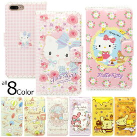 Sanrio Characters Flower Diary サンリオ キャラクターズ フラワー ダイアリー 磁石留め カード収納 手帳 Galaxy S24 Ultra A54 5G S23 A53 S22 S21 + Note20 S20 Note10+ S10 Note9 S9 Note8 S8 S7edge ギャラクシー エス Plus プラス ウルトラ ノート エッジ ストラップ