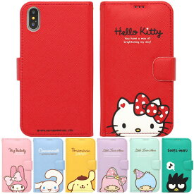 Sanrio Characters Half Diary サンリオ キャラクターズ ハーフ ダイアリーケース 磁石留め カード収納 手帳型 Galaxy S24 Ultra A54 5G S23 A53 S22 S21 + Note20 S20 Note10+ S10 Note9 S9 Note8 S8 S7edge ギャラクシー エス Plus プラス ウルトラ ノート エッジ