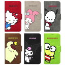 Sanrio Characters Suede Diary サンリオ スエード ダイアリー 磁石留め 手帳型ケース iPhone 16e 16 Plus Pro Max 15 14 SE3 13 mini 12 SE2 11 XS XR X 8 7 アイフォン アイホン 10 10s 10r プロ マックス ミニ エス アル プラス スマホ ケース カバー 可愛い キティ