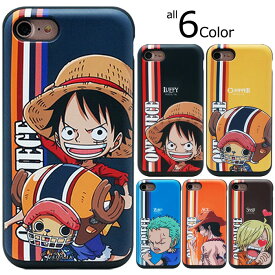 ONE PIECE Card Slide ワンピース カード スライド ケース カード収納 バンパーケース iPhone 8 7 Plus 6s 6 アイフォン アイホン プラス エス Galaxy S8 S8+ S7edge ギャラクシー エッジ ルフィ チョッパー ゾロ エース サンジ キャラクター