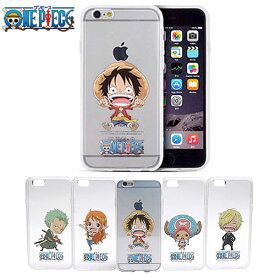 ONE PIECE Clear Jelly ワンピース クリア ジェリーケース スマホケース スマホカバー iPhone 8 7 Plus 6s 6 アイフォン アイホン プラス ギャラクシー Galaxy S7 edge SC-02H SCV33 エッジ ケース カバー