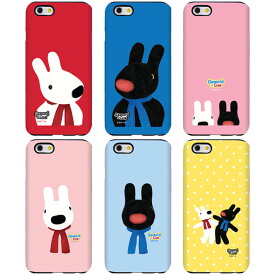 Gaspard&Lisa double bumper リサとガスパール 二重 バンパーケース スマホケース iPhone SE第3世代 SE3 SE第2世代 SE2 8 7 Plus SE第1世代 SE 6s 6 5s 5 アイフォン アイホン エス プラス Galaxy S7 edge SC-02H SCV33 ギャラクシー エッジ ケース スマホ カバー シリコン