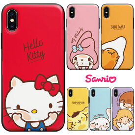 Sanrio Characters Mirror Door Card Bumper サンリオ キャラクターズ ミラー ドア カード バンパーケース iPhone 15 Plus Pro Max 14 SE第3世代 SE3 13 mini 12 SE第2世代 SE2 11 XS XR X 8 7 アイフォン アイホン 10 10s 10r プラス プロ マックス ミニ エス アル