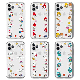 Sanrio Characters Weekend Clear Jelly サンリオ ウィークエンド 透明 ジェリーケース iPhone 15 Plus Pro Max 14 SE第3世代 SE3 13 mini 12 SE第2世代 SE2 11 XS XR X 8 7 10 10s 10r プラス プロ マックス ミニ エス アル キティ マイメロ キキ ララ シナモン
