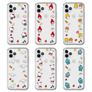 Sanrio Characters Weekend Clear Jelly TI EB[NGh  WF[P[X iPhone Air 17 Pro Max 16e 16 Plus 15 14 SE3 SE3 13 mini 12 SE2 SE2 11 XS XR X 8 7 10 10s 10r vX v }bNX ~j GX