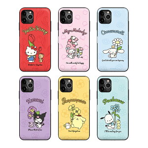 Sanrio Characters Flower2 Magnetic Door Bumper TI t[2 }Ol`bN hA op[P[X iPhone Air 17 Pro Max 16e 16 Plus 15 14 SE3 SE3 13 mini 12 SE2 SE2 11 8 7 vX v }bNX ~j G
