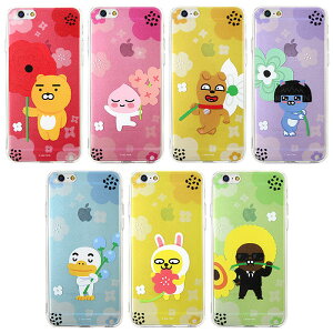 KAKAO Friends Flower Jell Hard �J�J�I�t�����Y �t�����[ �W�F�� �n�[�h �X�}�z�P�[�X iPhone SE��3���� SE3 SE��2���� SE2 8 7 Plus 6s 6 �A�C�t�H�� �A�C�z�� �v���X �G�X Galaxy S8 SC02J SCV36 �M�����N�V�[ �Ռ���