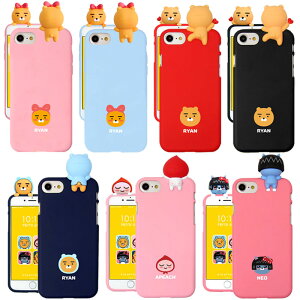 KAKAO Friends Mascot case �J�J�I�t�����Y �}�X�R�b�g �P�[�X �X�}�z�P�[�X iPhone SE��3���� SE3 12 Pro Max mini SE��2���� SE2 11 XS XR X 8 7 Plus 6s 6 �A�C�t�H�� �A�C�z�� �v�� �}�b�N�X �~�j �G�X �A�� �v���X G
