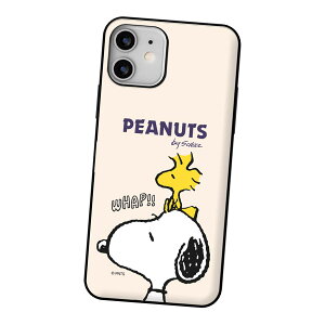 Snoopy Happy Time Card Door Bumper Xk[s[ nbs[^C J[h hA op[P[X iPhone Air 17 Pro Max 16e 16 Plus 15 14 SE3 SE3 13 mini 12 SE2 SE2 8 7 ACtH ACz vX v }bN