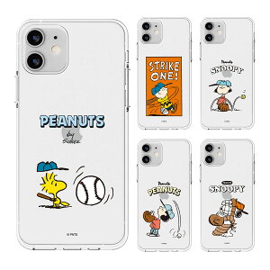 Snoopy Baseball Clear Jelly Xk[s[ x[X{[  WF[P[X iPhone Air 17 Pro Max 16e 16 Plus 15 14 SE3 SE3 13 mini 12 SE2 SE2 11 XS XR X 8 7 ACtH ACz 10 10s 10r vX v }b