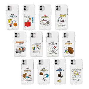 Snoopy Sports Clear Jelly Xk[s[ X|[c  WF[P[X iiPhone Air 17 Pro Max 16e 16 Plus 15 14 SE3 SE3 13 mini 12 SE2 SE2 11 XS XR X 8 7 ACtH ACz 10 10s 10r vX v }bNX 