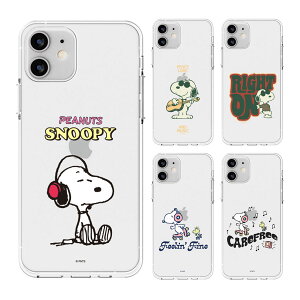 Snoopy Music Clear Jelly Xk[s[ ~[WbN  WF[P[X iPhone Air 17 Pro Max 16e 16 Plus 15 14 SE3 SE3 13 mini 12 SE2 SE2 11 XS XR X 8 7 ACtH ACz 10 10s 10r vX v }bN