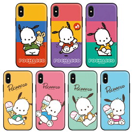 Pochacco Mirror Door Card Bumper ポチャッコ ミラー ドア カード バンパーケース スマホケース iPhone 15 Plus Pro Max 14 SE第3世代 SE3 13 mini 12 SE第2世代 SE2 11 XS XR X 8 7 アイフォン アイホン 10 10s 10r プラス プロ マックス ミニ エス アル イヌ うさぎ