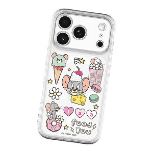 Tom and Jerry Sweet Food Party Clear Lens Guard Magnetic Jelly Hard (MagSafe�݊�) �g���ƃW�F���[ �X�E�B�[�g�t�[�h�p�[�e�B�[ �N���A �����Y�K�[�h �}�O�l�`�b�N �W�F���n�[�h�P�[�X iPhone 17e Air 17 Pro Max 16e 16 P