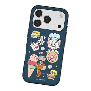 Tom and Jerry Sweet Food Party Card Door Bumper �g���ƃW�F���[ �X�E�B�[�g�t�[�h�p�[�e�B�[ �J�[�h �h�A �o���p�[�P�[�X iPhone 17e Air 17 Pro Max 16e 16 Plus 15 14 13 mini �v���X �v�� �}�b�N�X �~�j �X�}�z �P�[