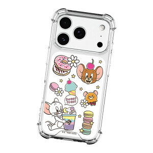 Tom and Jerry Sweet Food Party Bumper Jelly Hard �g���ƃW�F���[ �X�E�B�[�g�t�[�h�p�[�e�B�[ �h�e �W�F���n�[�h�P�[�X iPhone Air 17 Pro Max 16 Plus 15 14 13 mini �A�C�t�H�� �A�C�z�� �v���X �v�� �}�b�N�X �~�j 