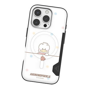Sanrio Characters Chillax Two Card Magnetic Bumper (MagSafe݊) TI `bNX c[ J[h }Ol`bN op[P[X Galaxy S25 Ultra S24 Eg X}z P[X Jo[ 킢 LeB }C 