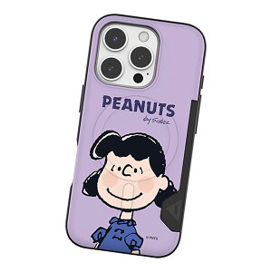 Snoopy Happy Time Two Card Magnetic Bumper (MagSafe�݊�) �X�k�[�s�[ �n�b�s�[ �^�C�� �c�[ �J�[�h �}�O�l�`�b�N �o���p�[�P�[�X Galaxy S26 + Ultra S25 S24 �G�X Plus �v���X �E���g�� �P�[�X �J�o�[ Peanuts �L����