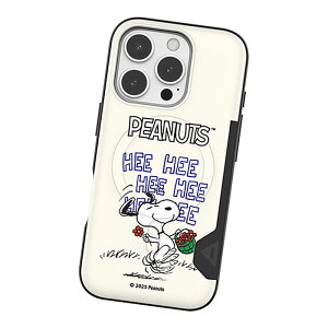 Vintage Snoopy Everyday Two Card Magnetic Bumper (MagSafe�݊�) ���B���e�[�W �X�k�[�s�[ ���� �c�[ �J�[�h �}�O�l�`�b�N �o���p�[�P�[�X iPhone Air 17 Pro Max 16 Plus 15 �A�C�t�H�� �A�C�z�� �v���X �v�� �}�b�N�X