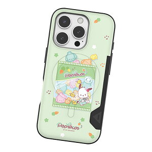 Sanrio Characters Snack Two Card Magnetic Bumper (MagSafe�݊�) �T�����I �X�i�b�N �c�[ �J�[�h �}�O�l�`�b�N �o���p�[�P�[�X iPhone Air 17 Pro Max 16 Plus 15 �G�A �v���X �v�� �}�b�N�X �X�}�z �P�[�X �J�o�[ ��