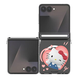 Sanrio Characters Heart Pop Z Flip Auto Hinge Magnetic Clear Hard (MagSafe�݊�) �T�����I �L�����N�^�[�Y �n�[�g�|�b�v Z�t���b�v �I�[�g �q���W �}�O�l�`�b�N �N���A �n�[�h�P�[�X Galaxy Z Flip7 FE Flip6 �M�����N