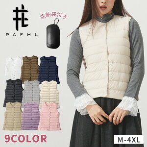 ＼早割セール★10%OFF⇒2,412円／ダウンベスト インナーダウン キルティングベスト レディース ライトダウンベス