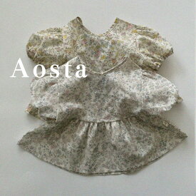 【お取り寄せ商品/4～6週間で入荷予定】 Aosta アオスタ 韓国子供服 Sofia BL / ソフィアブラウス