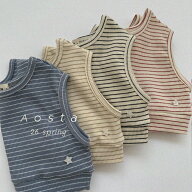 【マラソンP5倍】おまけつき 【即納品】 AOSTA アオスタ 26春物 チョコスターベスト Choco Star Vest 韓…