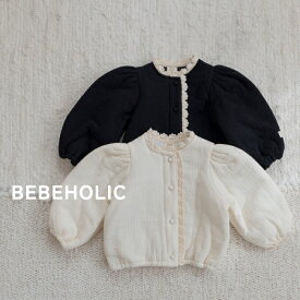【予約商品/4〜6週間で入荷予定】 ベベホリック 25冬物 シャネルパディングジャケットBebe Holic おしゃれ 韓国ファッション ベビー服 可愛い 赤ちゃん 服 女の子 男の子 プレゼント 出産祝い コットン くすみカラー