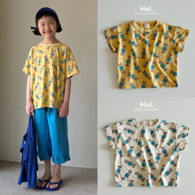 【即納品】 Hei ヘイ 25夏物 新作 キャンディTシャツ 韓国こども服 韓国キッズ服 キッズサイズ 可愛い 女の子 オシャレ