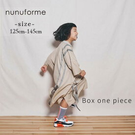 【スーパーSALE/半額クーポン対象】nunuforme ヌヌフォルム ボックスワンピース