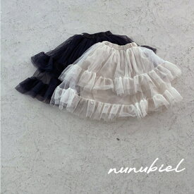 【18の日P5倍】メッシュスカート nunubiel ヌヌビエル