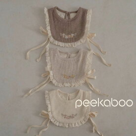 【マラソン最大20%クーポン】【即納品】 Peekaboo ピーカーブー Vely wing bib / ベストスタイ韓国こども服 ママ 赤ちゃん お揃い 出産祝い ギフト プレゼント 女の子 男の子 ユニセックス くすみカラー