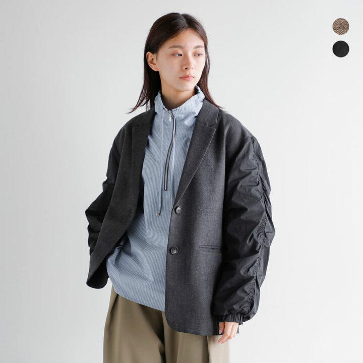 楽天市場】CHIGNON シニヨン 袖 MA-1 ドッキング ジャケット 4554 