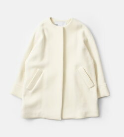 TICCA ティッカ ウール ノーカラー テント コート tbea-244-kk 2025aw新作 レディース