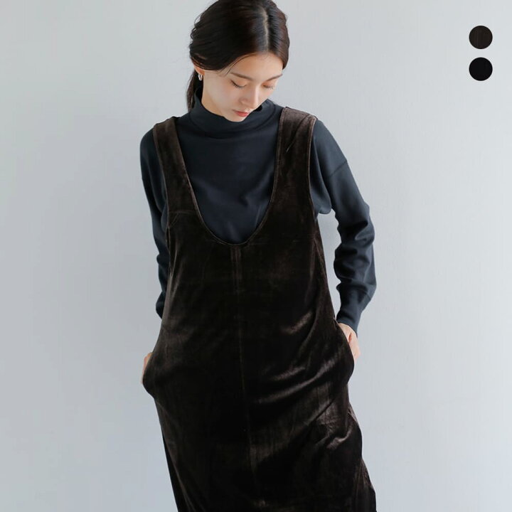楽天市場】anuke アンヌーク ベロア Uネック ワンピース “Velour Uneck 