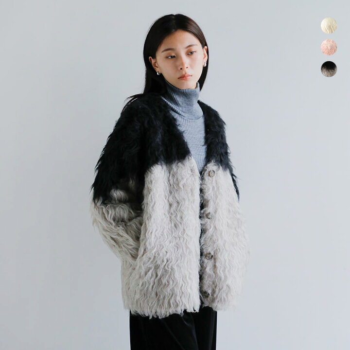 楽天市場】セール【40%OFF】CLANE クラネ バイカラー シャギー ニット  