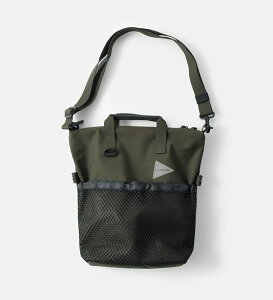 and wander �A���h�����_�[ �h�� 2way �V�����_�[�o�b�O PE/CO 2way bag 574-6985314 ���j�Z�b�N�X