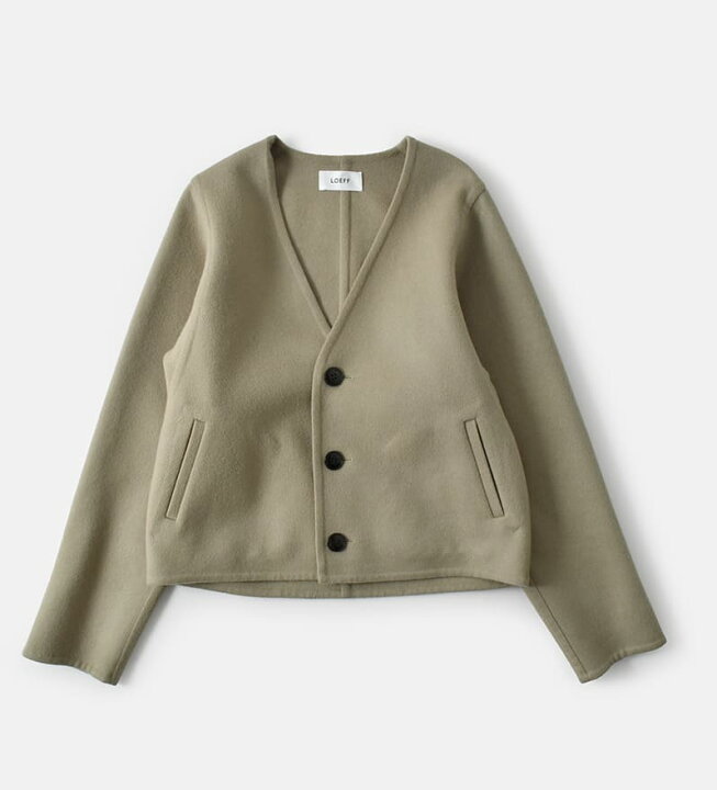 楽天市場】LOEFF ロエフ ウール カシミヤ Vネック ノーカラー 