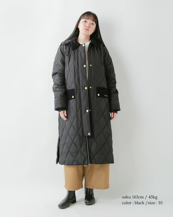 楽天市場】Barbour バブアー メレディス キルティング ロング 