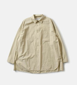 TICCA ティッカ コットン ハーブ スクエア ビッグ シャツ ブルゾン UNI tbea-113-kk 2025aw新作 ユニセックス