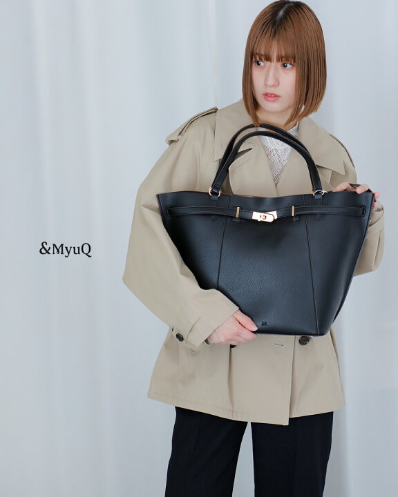 楽天市場】＆MyuQ アンドミューク アグライア トート バッグ “AGLAIA 