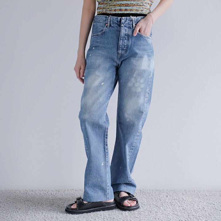 楽天市場】TANAKA タナカ コットン セルビッチ デニム ミッドライズ  