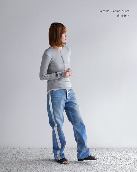 楽天市場】TANAKA タナカ コットン セルビッチ デニム ミッドライズ  